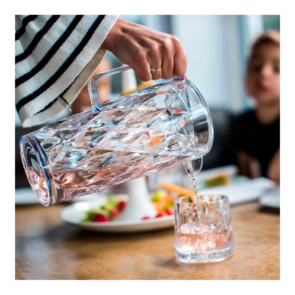 Koziol Crystal serveringskaraffel 1,6L klar