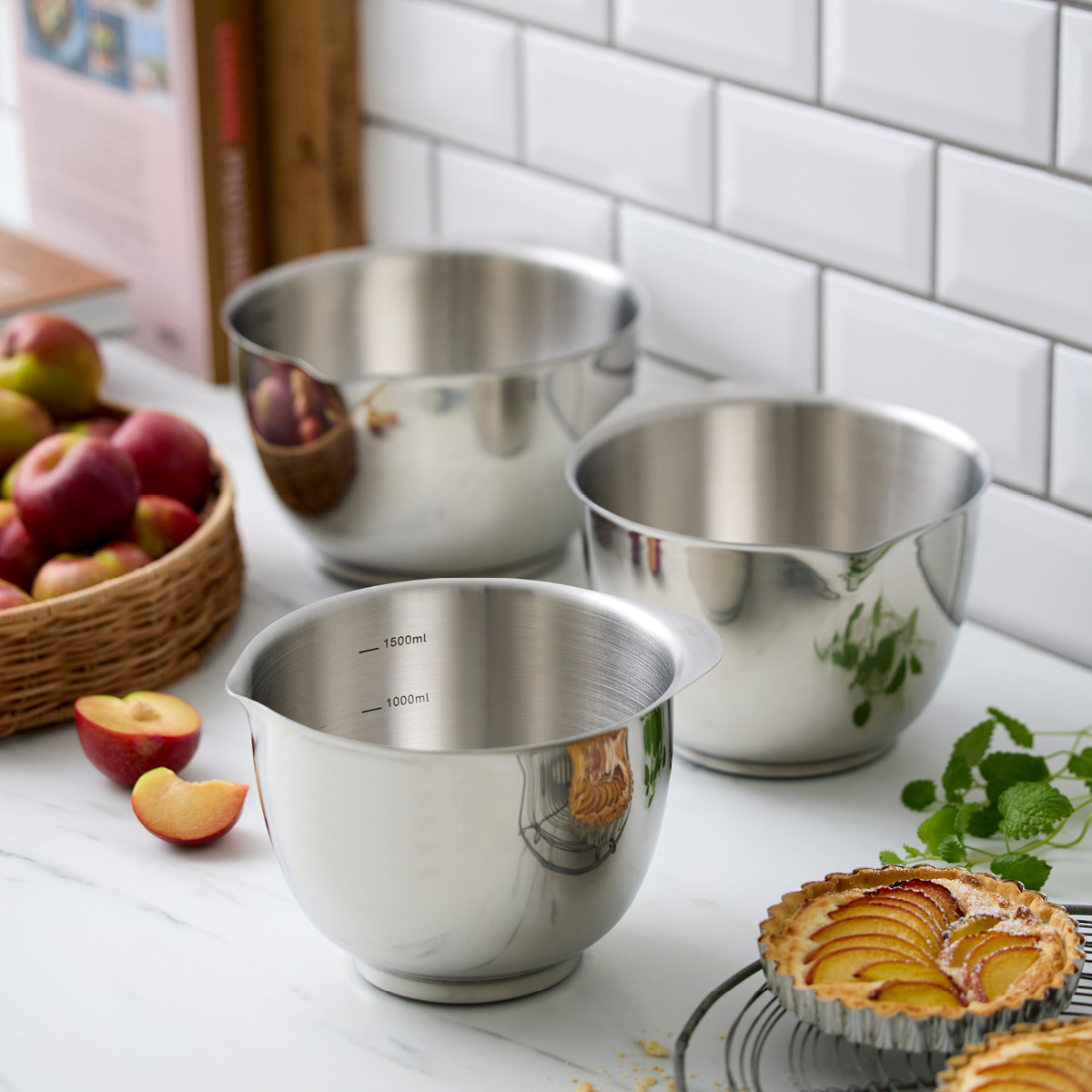 Rosti Margrethe bakebolle 2 stk stål