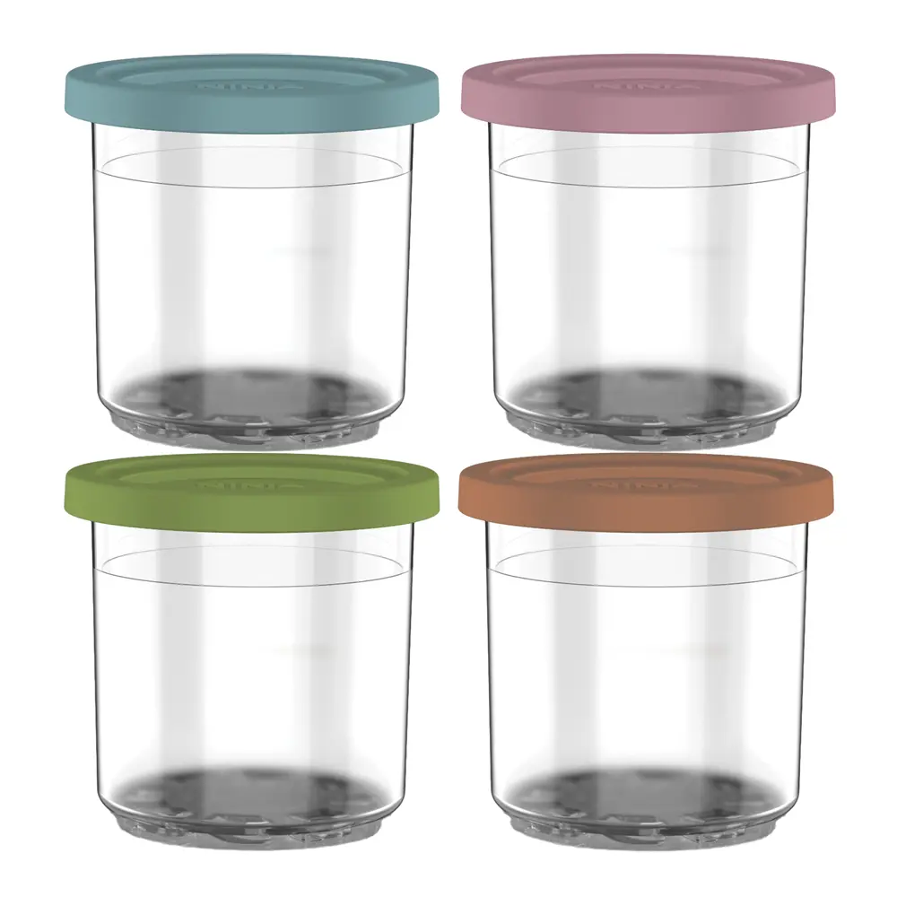 CREAMi Jäätelöpurkki NC300EU 4,5 dl 4 kpl Monivärinen