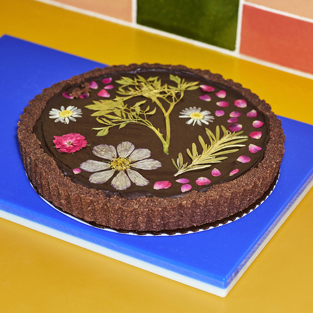 HAY Half & Half Skärbräda 38x25 cm Blå