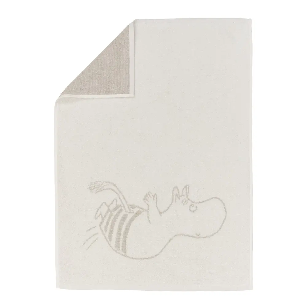 Mummi håndkle 50x70 cm Mummitrollet hvit