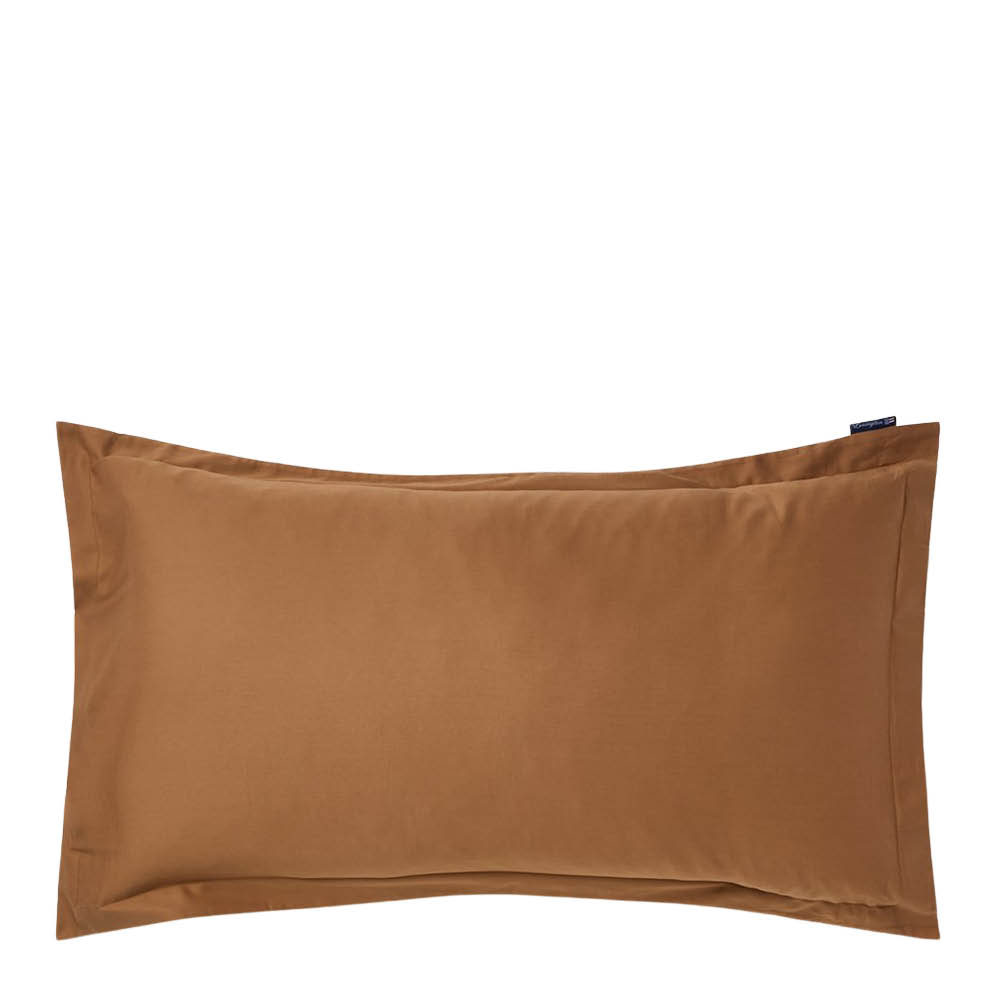 Lexington Örngott 50x90 cm bomullsatin enfärgat fudge