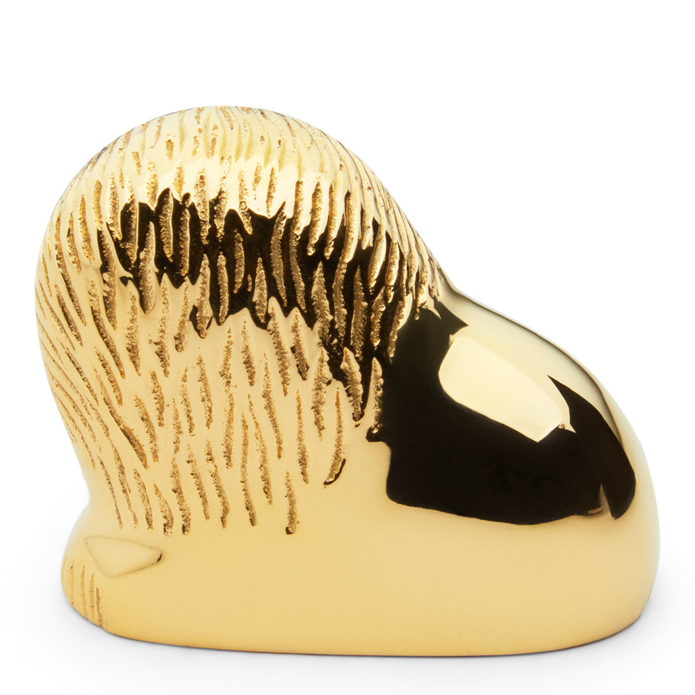 Skultuna Skultuna x Lisa Larson Makava Leijona 4,5 cm Kulta