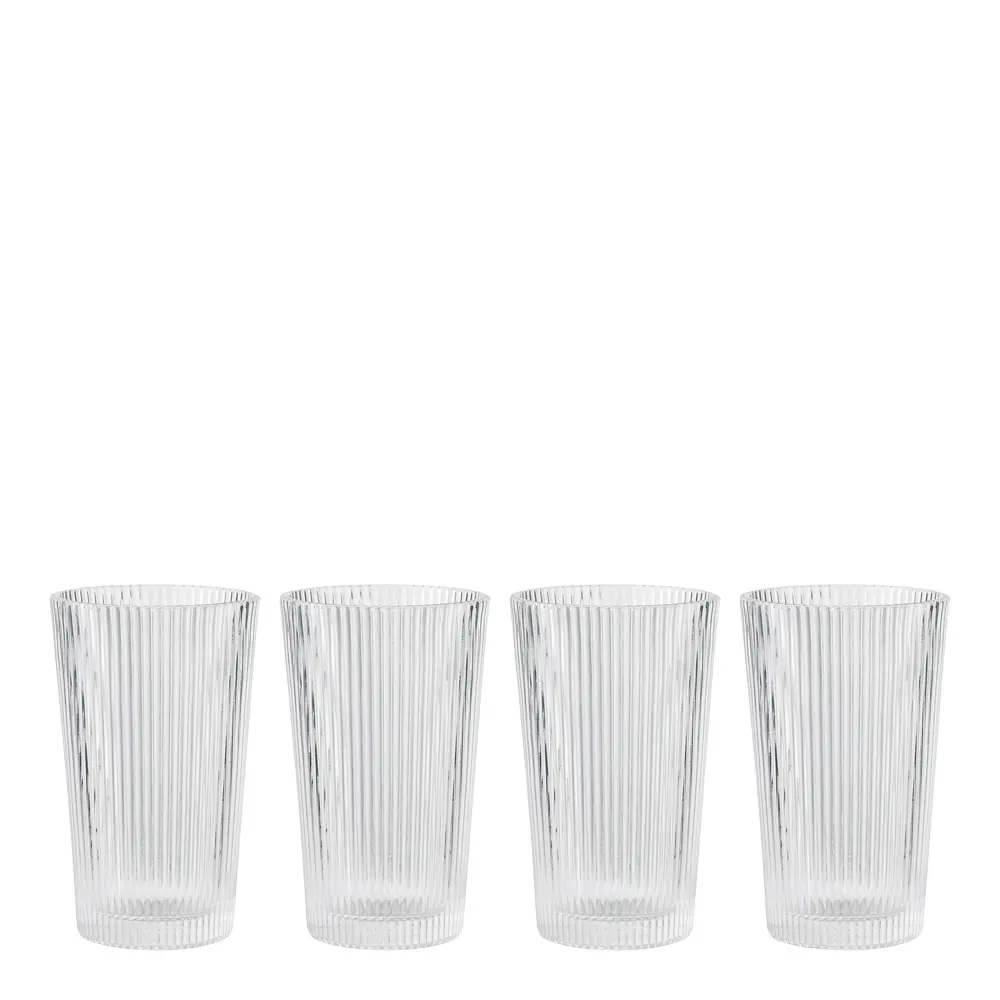 Pilastro Longdrink Lasi 30 cl 4 kpl Kirkas