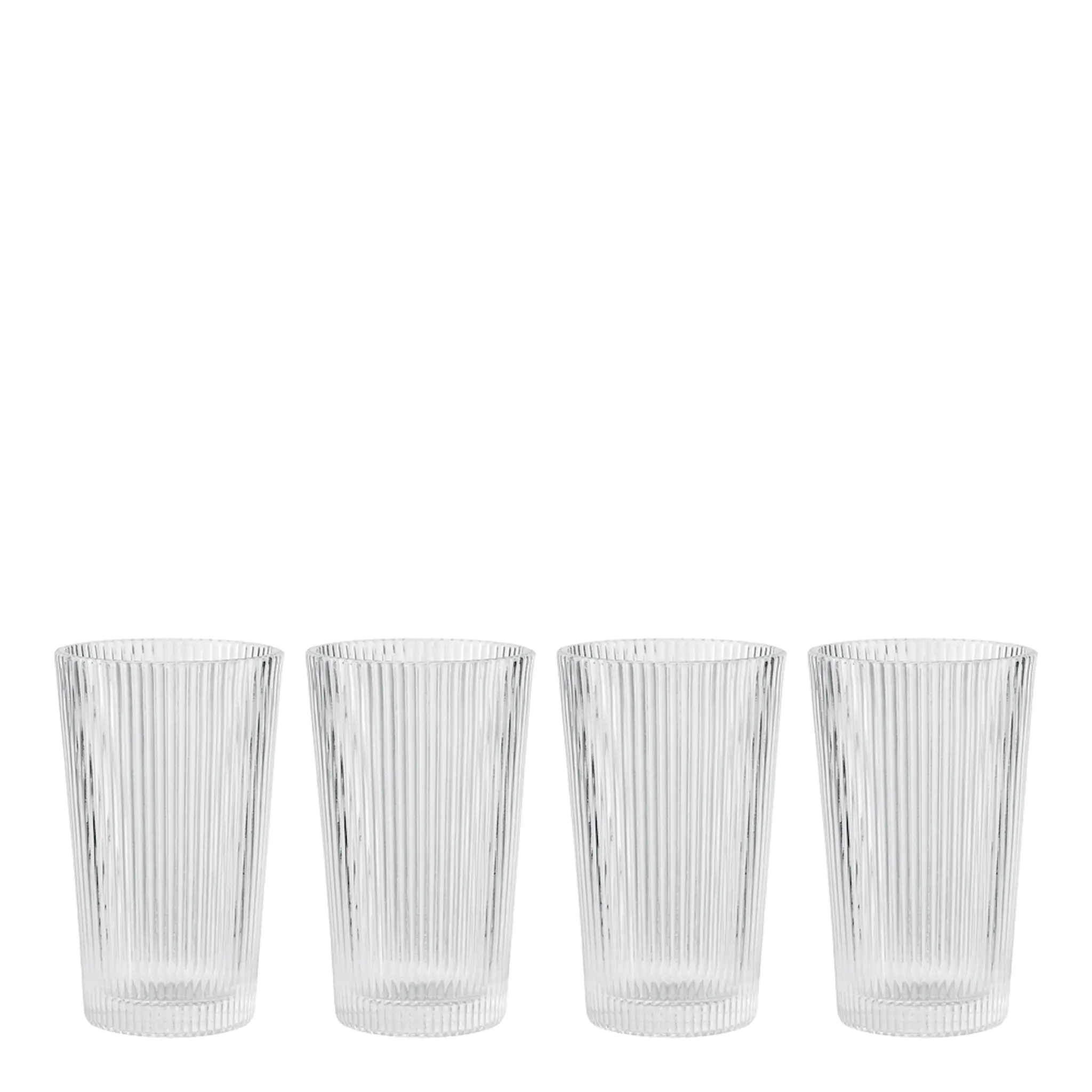 Stelton Pilastro Long drink glas 30 cl 4-pack Klar