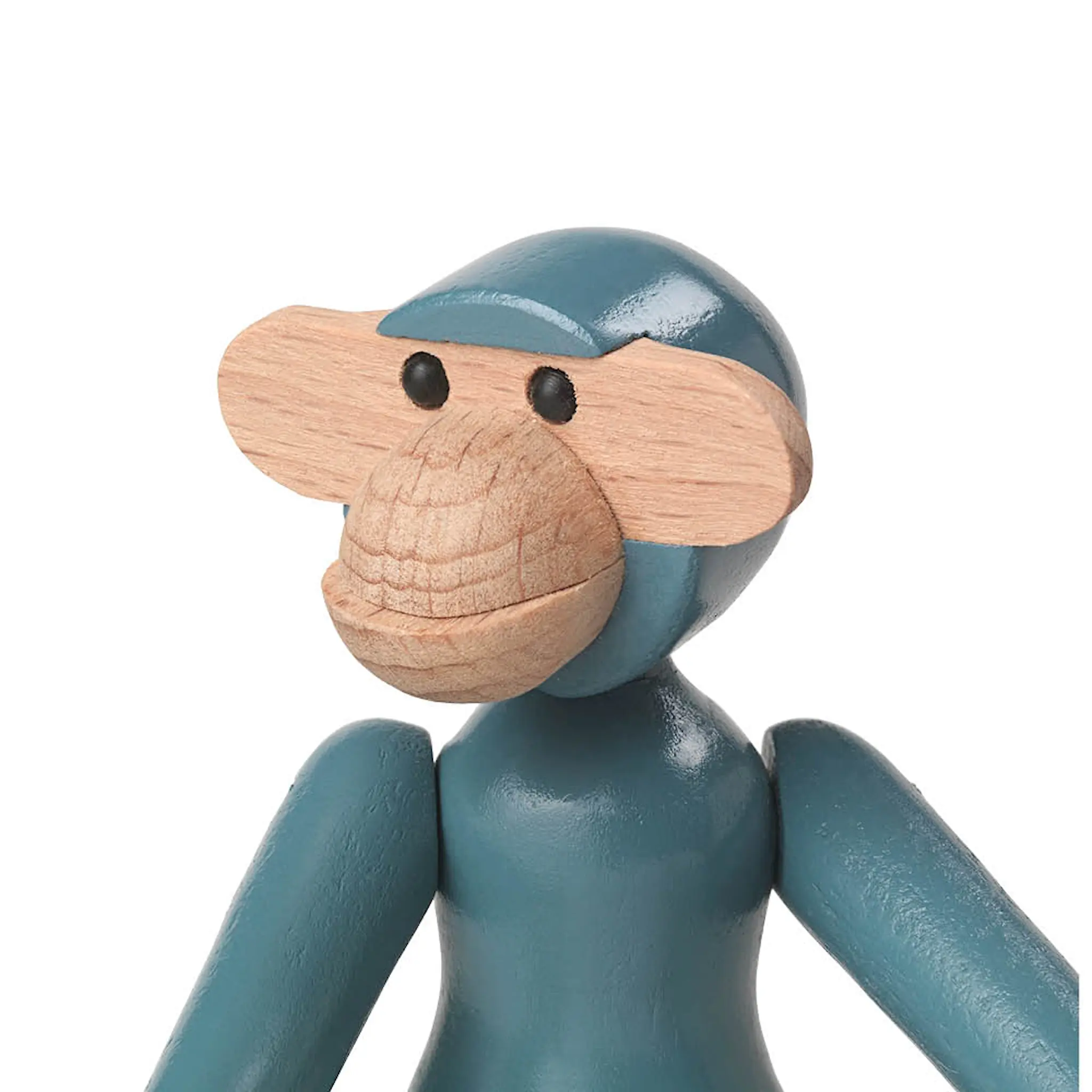 Kay Bojesen Denmark Puinen Apina 9,5 cm Vintage Sininen