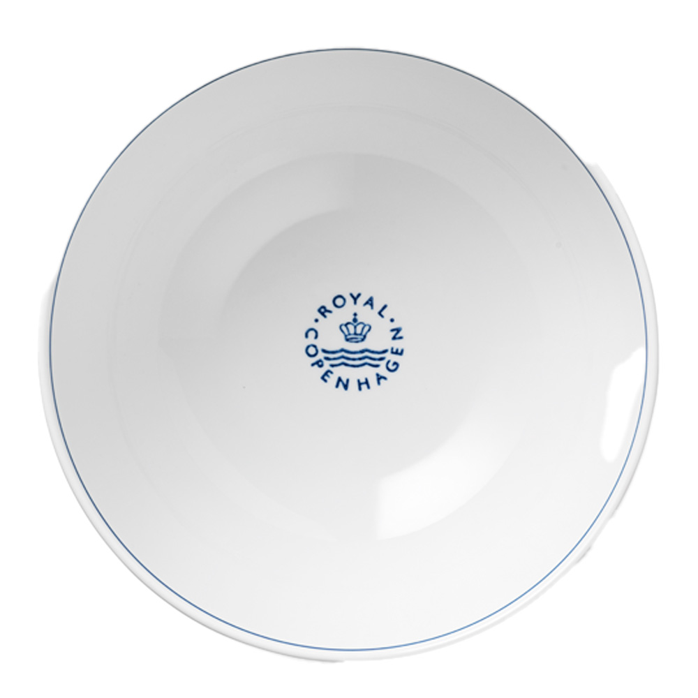 Royal Copenhagen Blueline Skål 21 cm Blå/Vit
