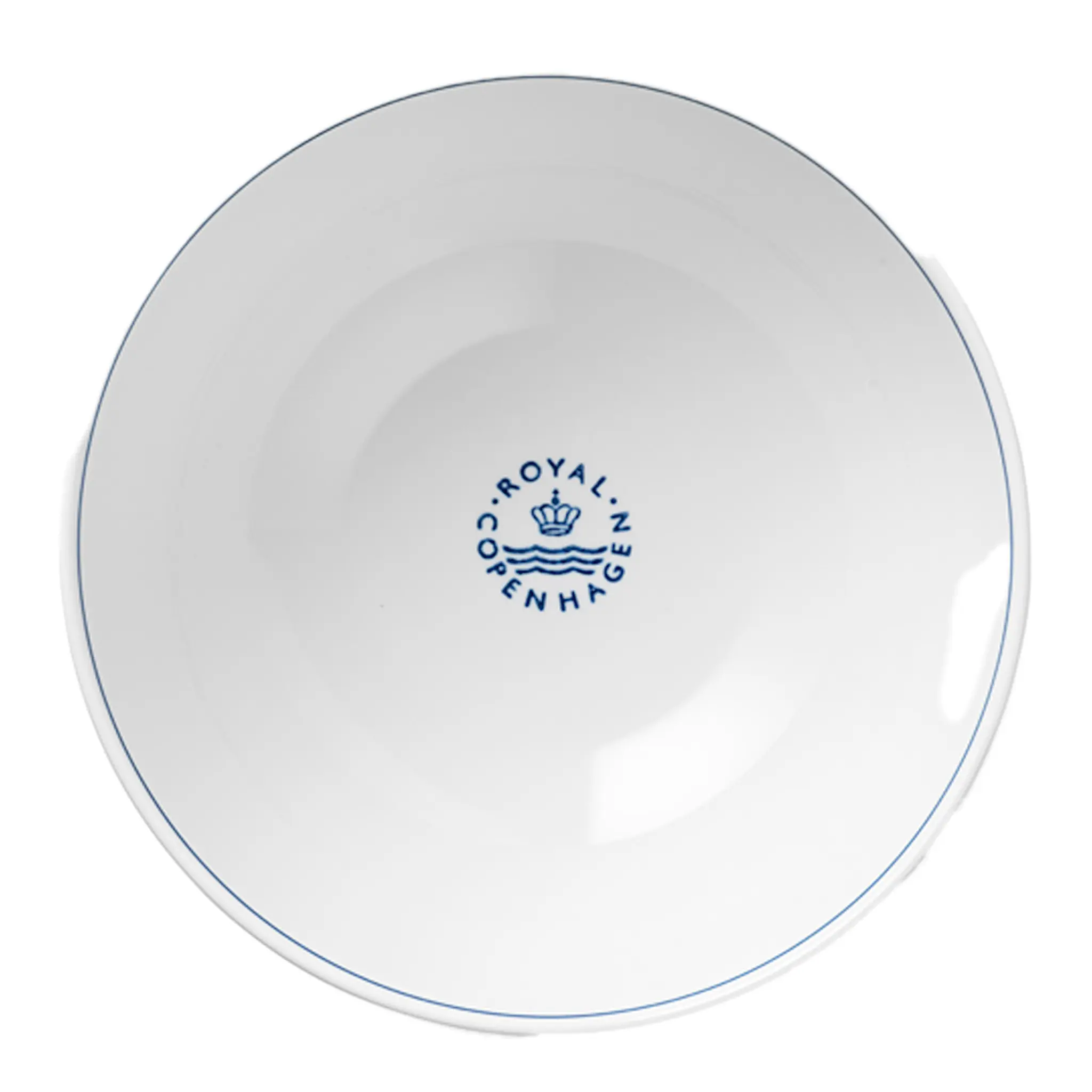 Royal Copenhagen Blueline Skål 21 cm Blå/Vit