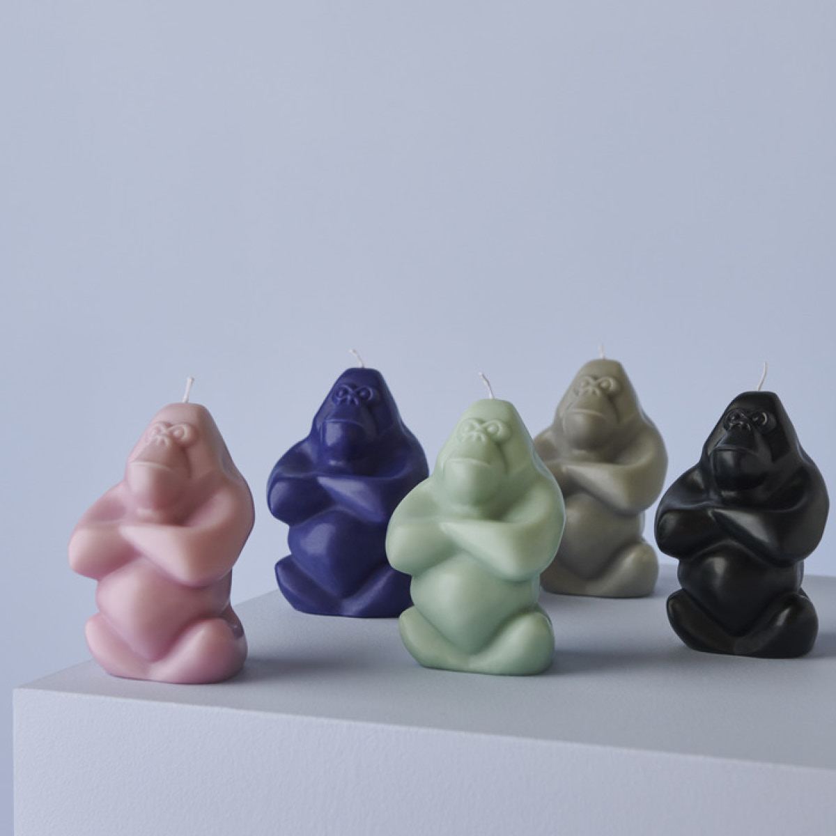 Kosta Boda Gabba Gabba Kynttilä 11,5 cm Vihreä