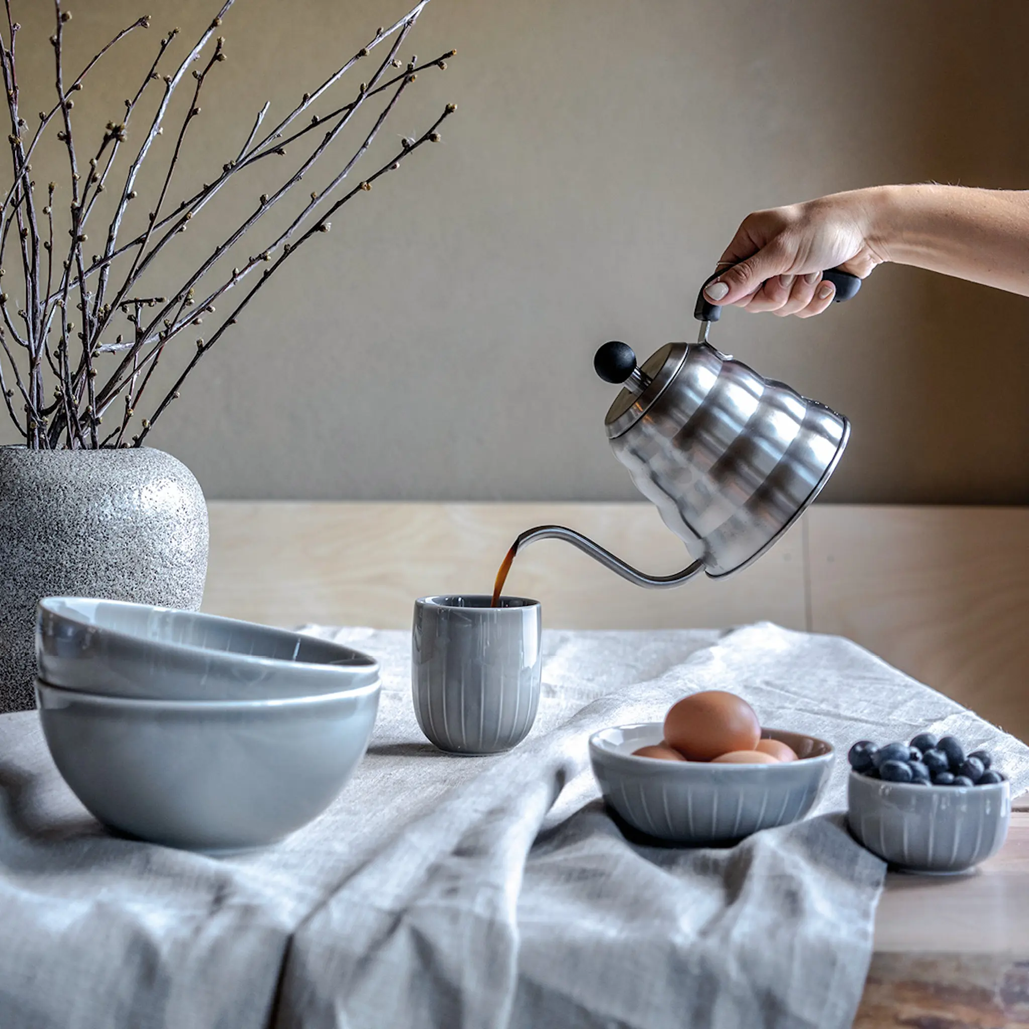 Rosenthal Joyn dyp tallerken 15 cm grå