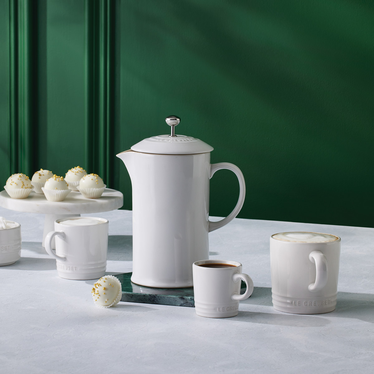 Le Creuset Espressokopp 10 cl white