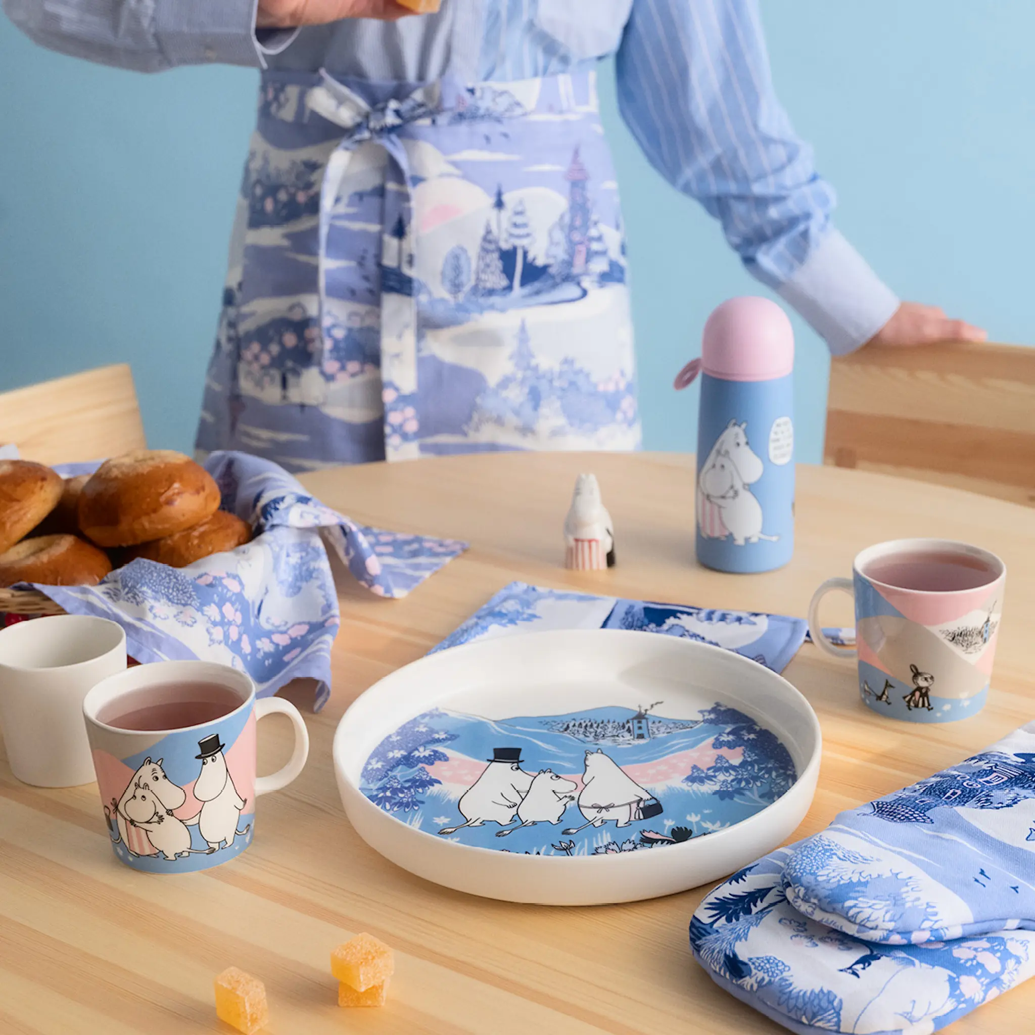 Moomin Arabia Mumin grytvante 34x15 cm Äntligen hemma