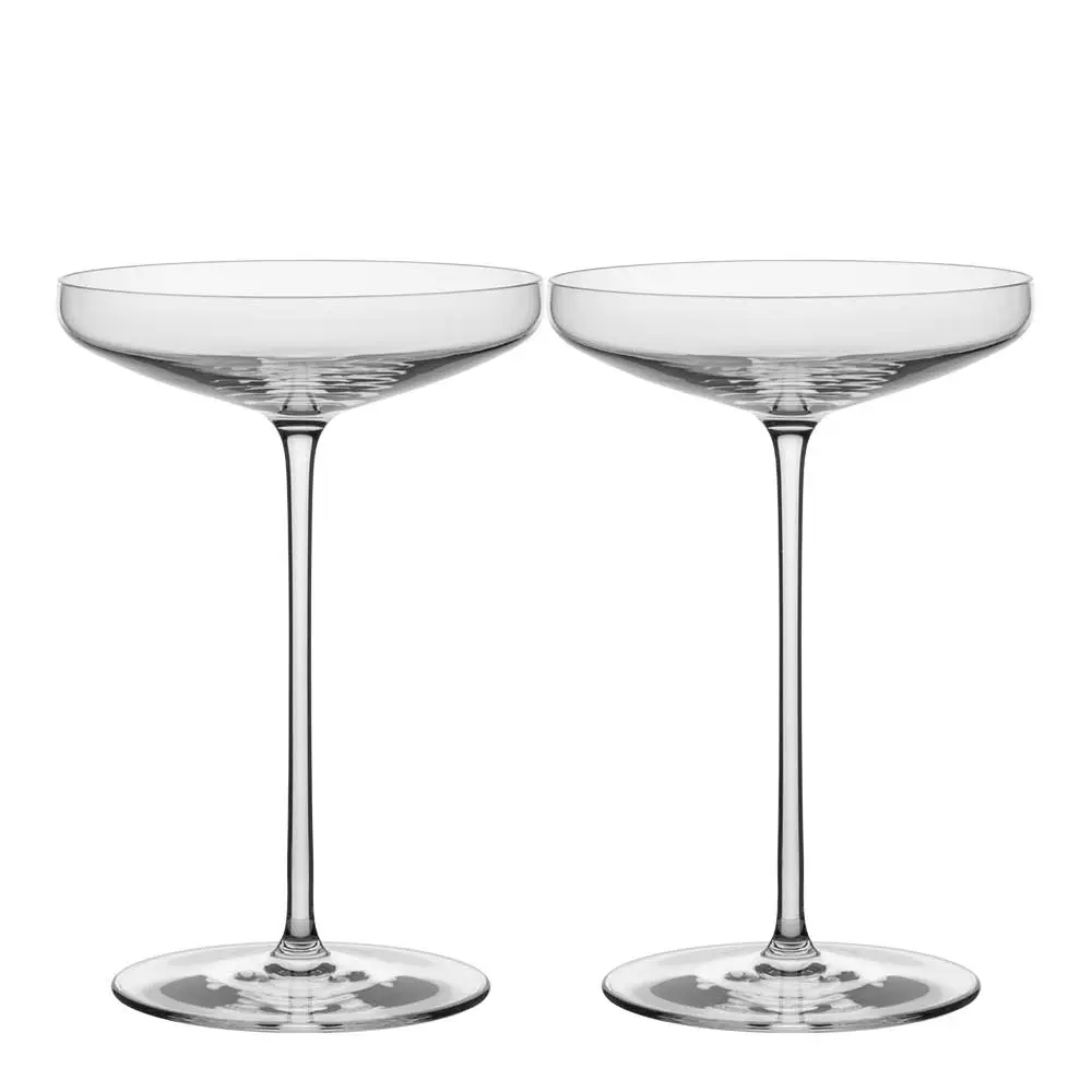 Orrefors x Björn Frantzénc coupeglass 21 cl 2 stk