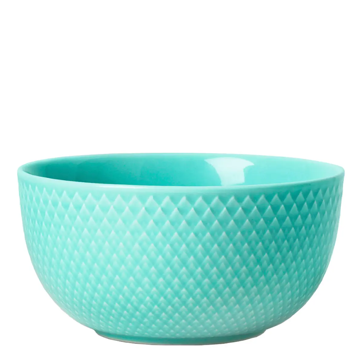 Lyngby Porcelæn - Rhombe Color Skål - Ø13 cm - Aqua