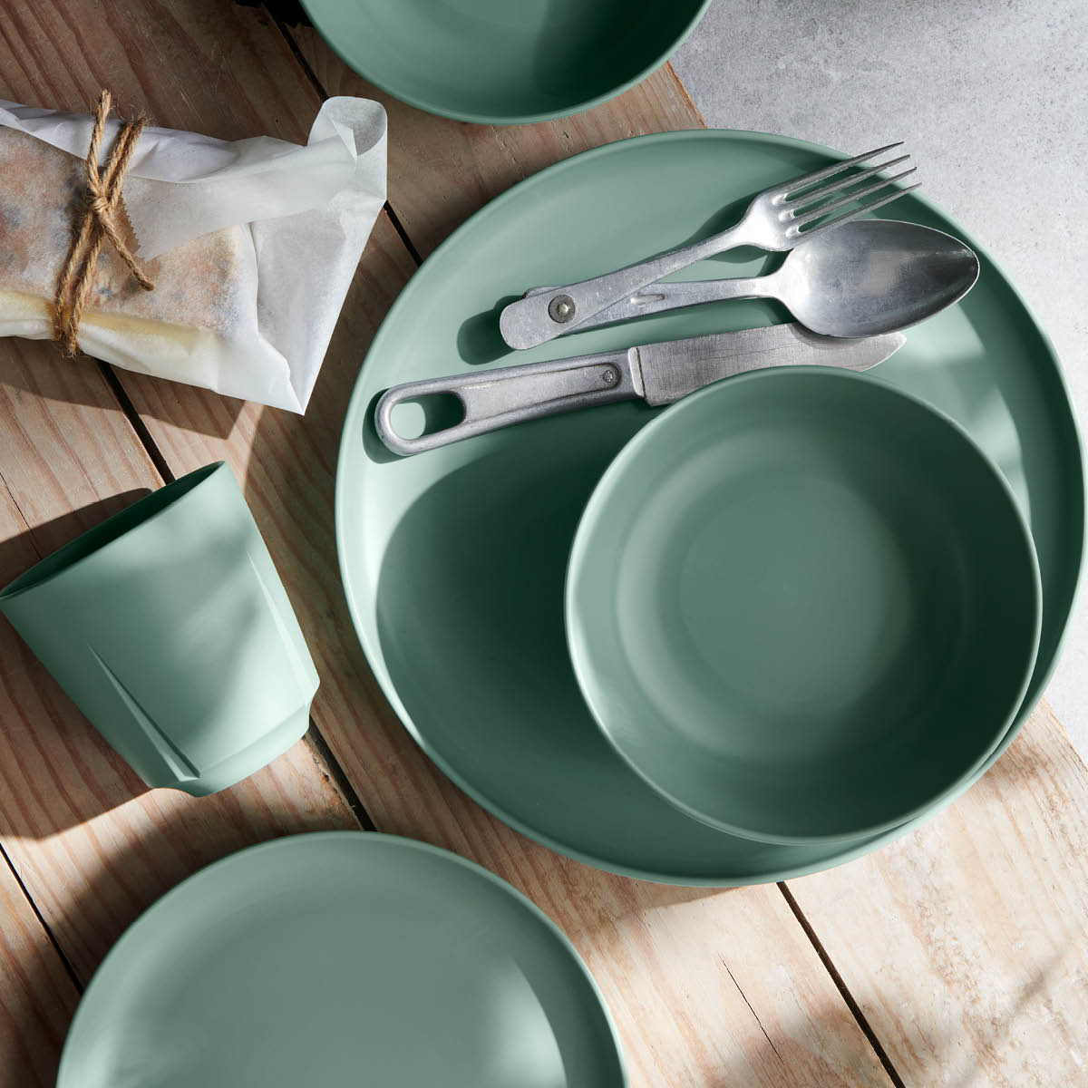 Rosendahl GC Take Lautanen 26 cm 2 kpl Sumunvihreä