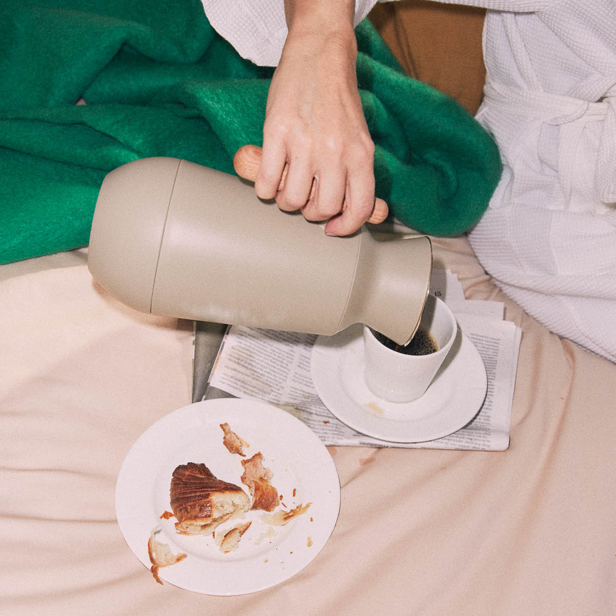 Rosendahl Daybreak termoskanna hög 1,0 L sand