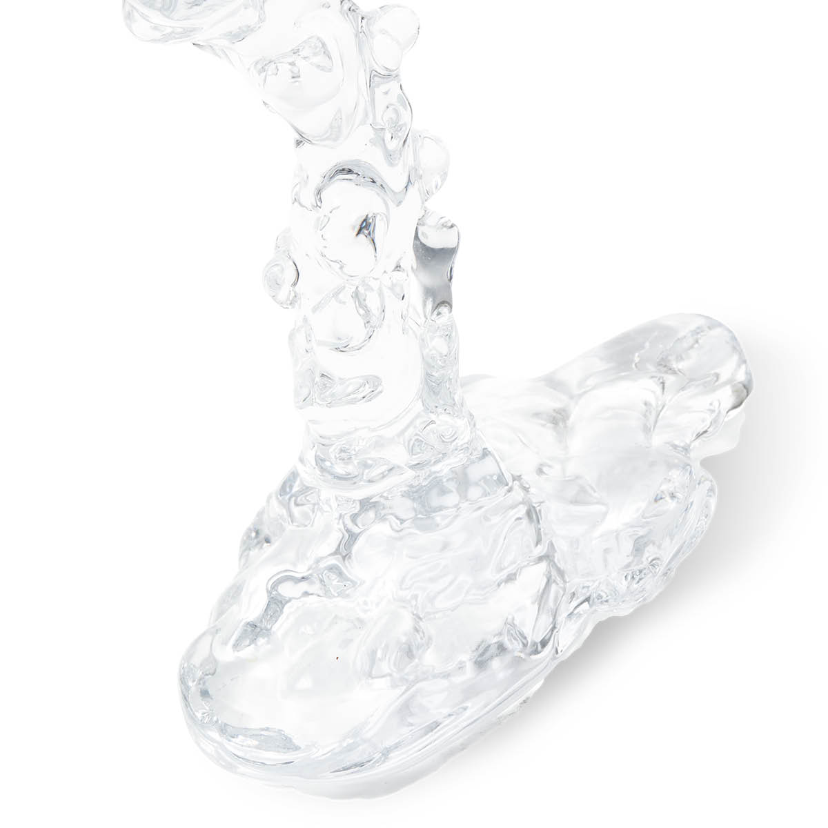 Pols Potten Drip ljusstake i glas 25 cm klar