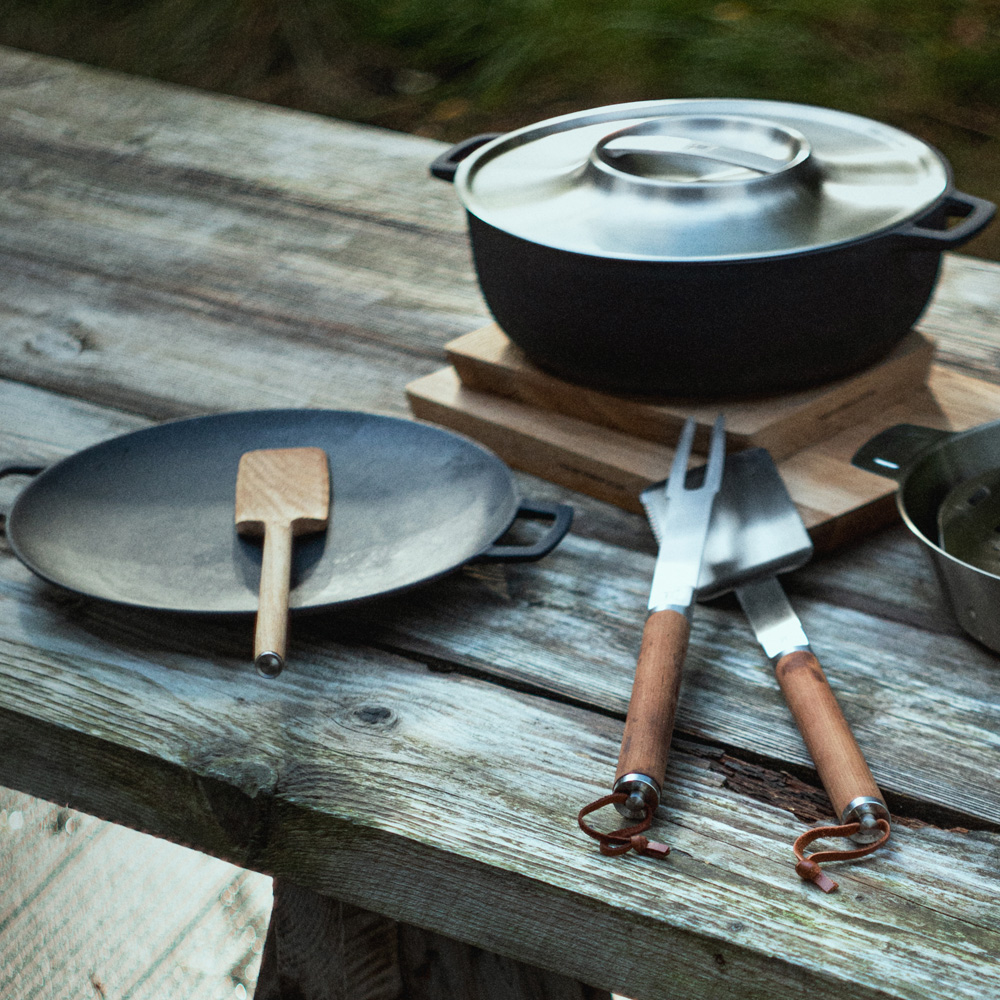 Fiskars Norden grillspade 43,2 eik