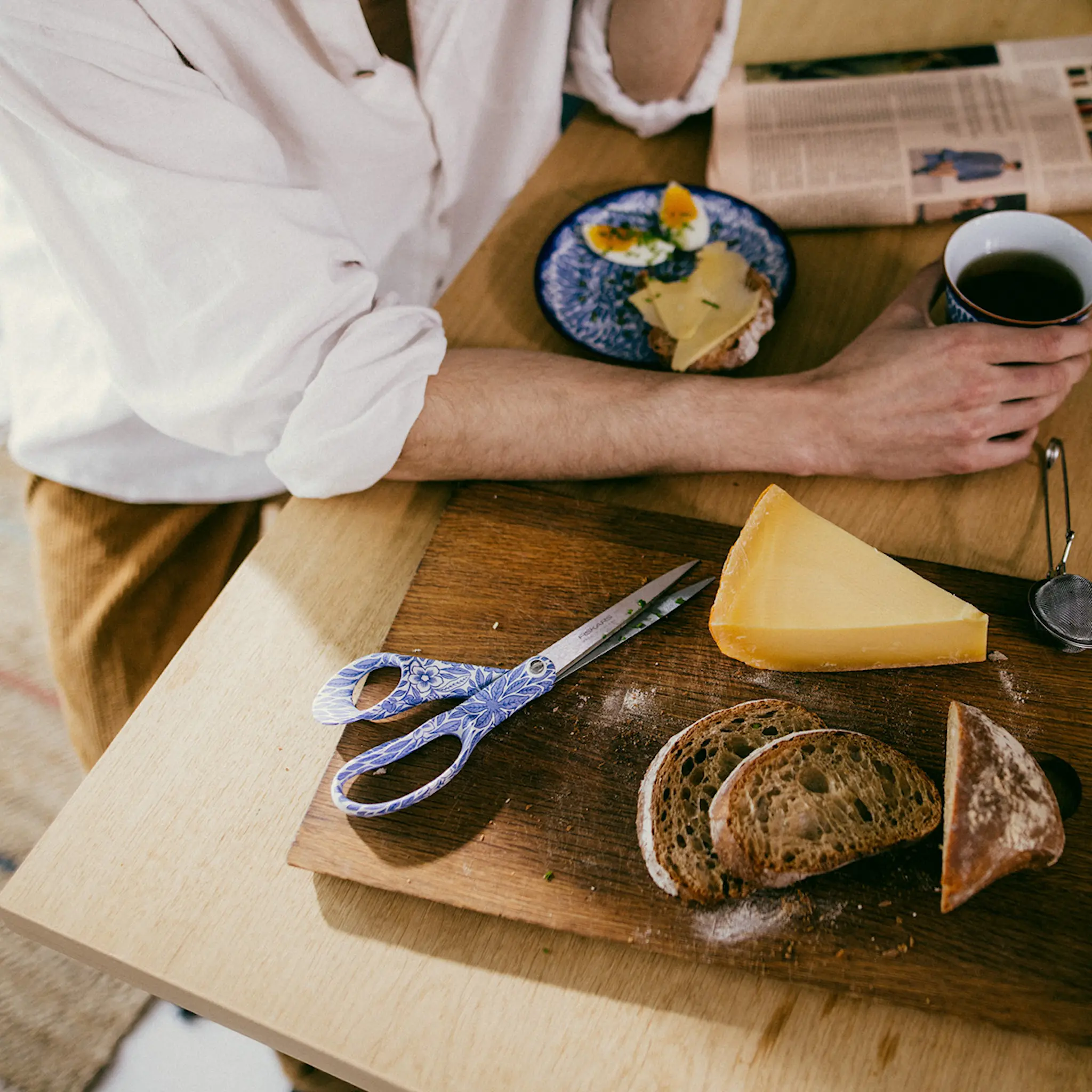 Rörstrand Fiskars x Rörstrand Ostindia Floris Sakset 21 cm Sininen