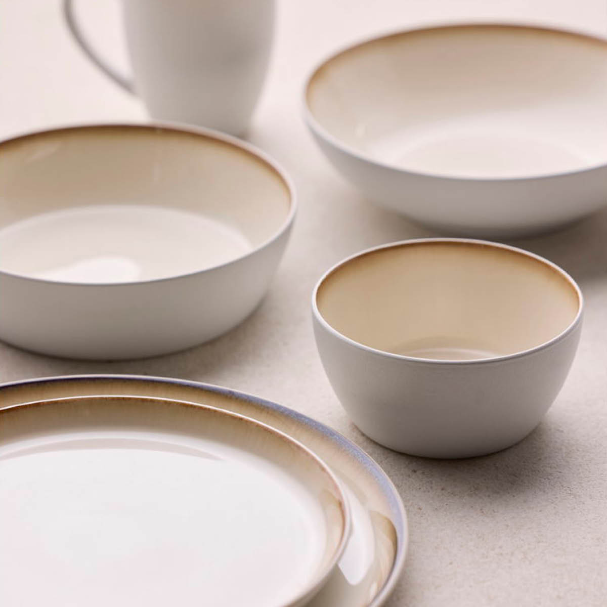 Bitz Gastro soppskål 18 cm vit/gräddvit