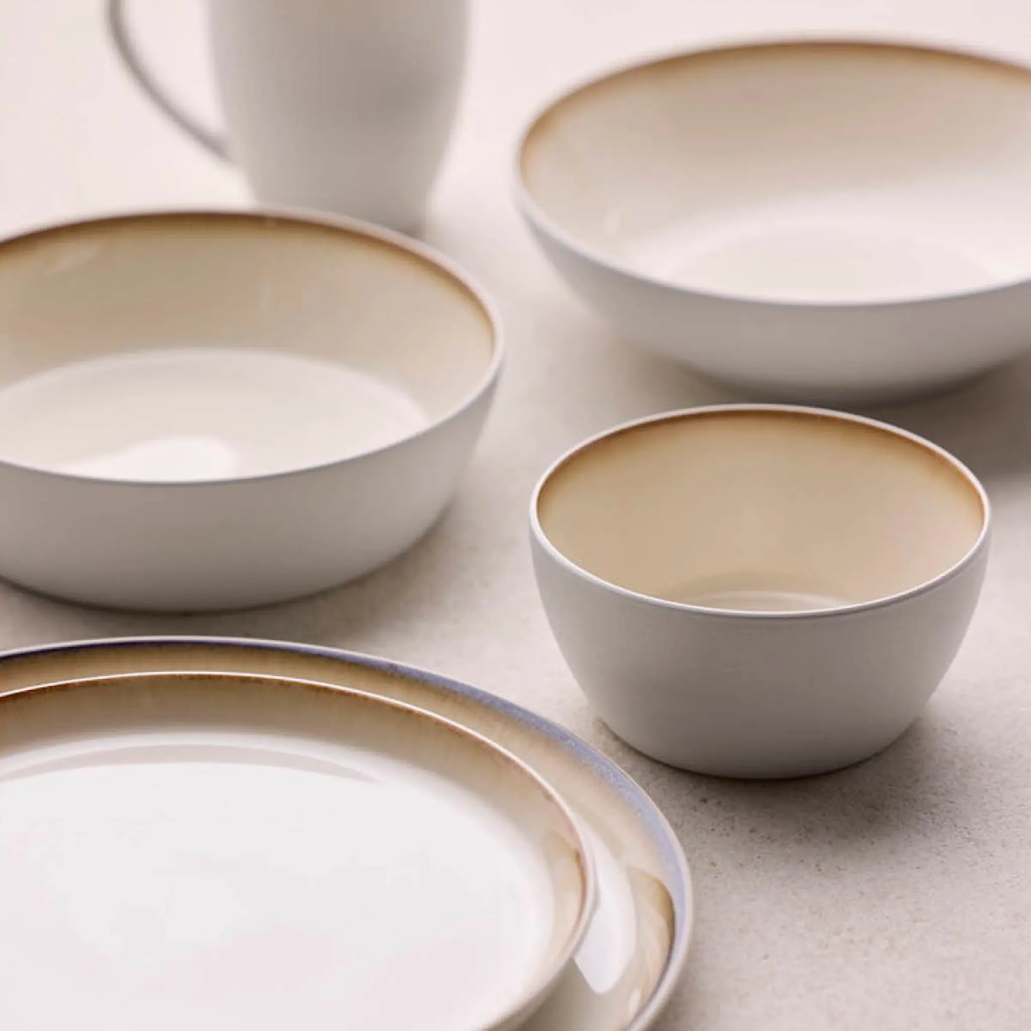 Bitz Gastro soppskål 18 cm vit/gräddvit