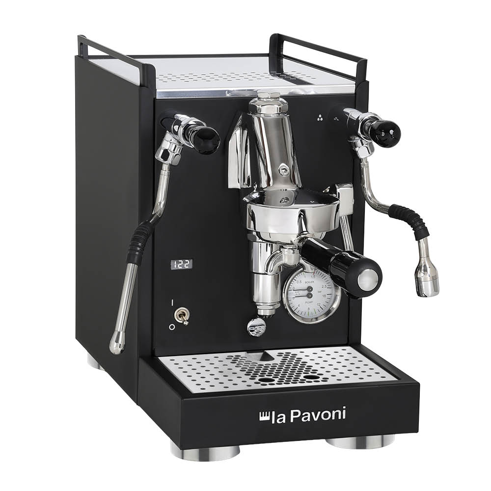 La Pavoni Mini Cellini X semiproffesionell kaffemaskin svart