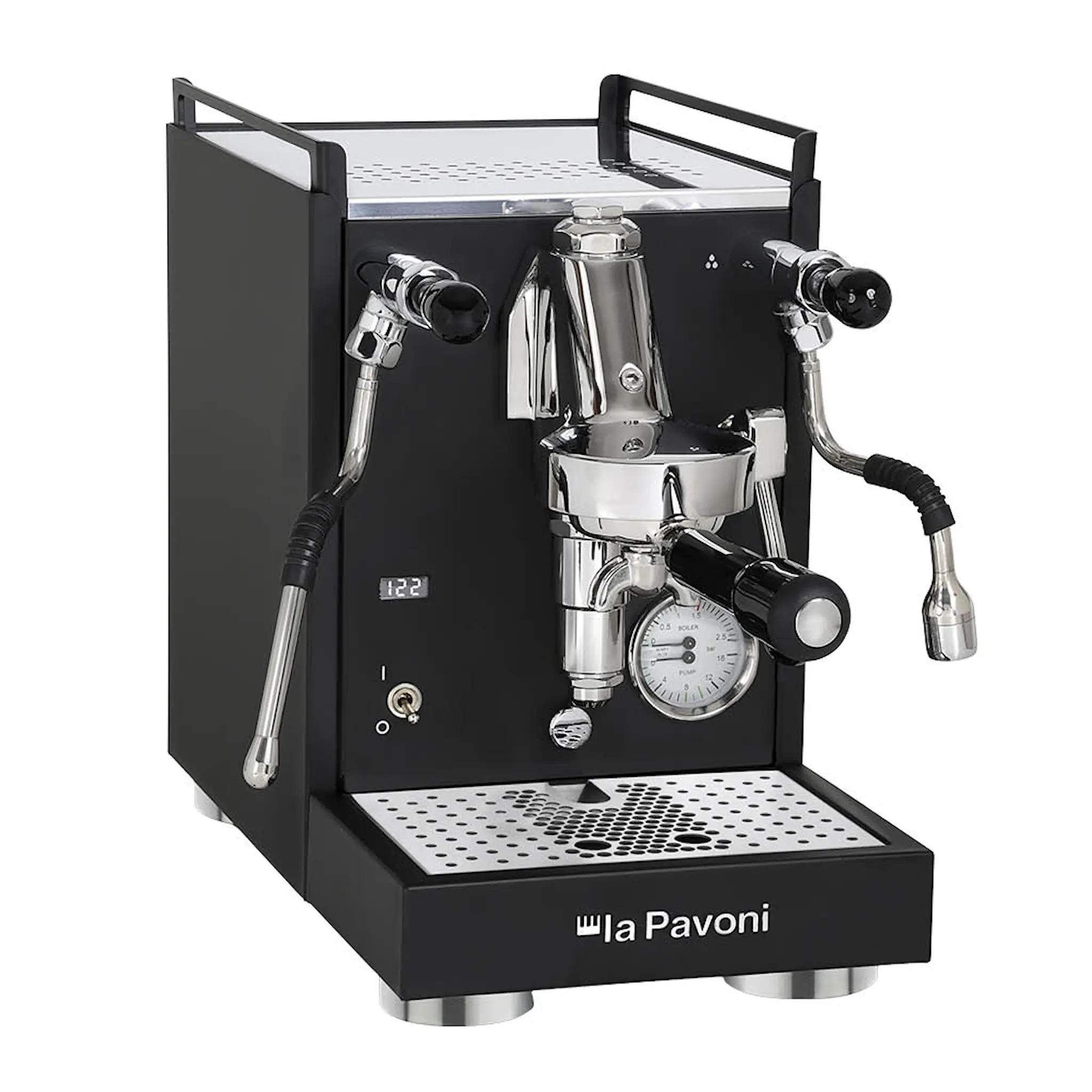 La Pavoni Mini Cellini X semiproffesionell kaffemaskin svart