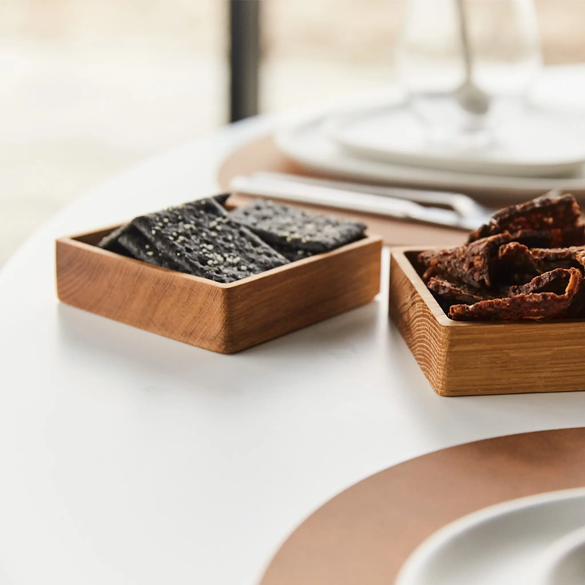 LIND DNA Wood Box Square S Natur Ek
