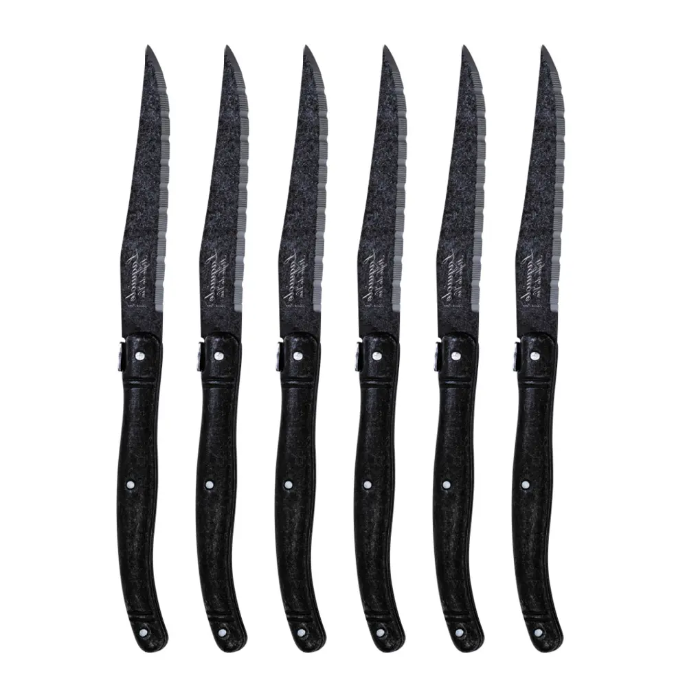 Laguiole Pihviveitsi 23 cm 6 kpl Stonewash