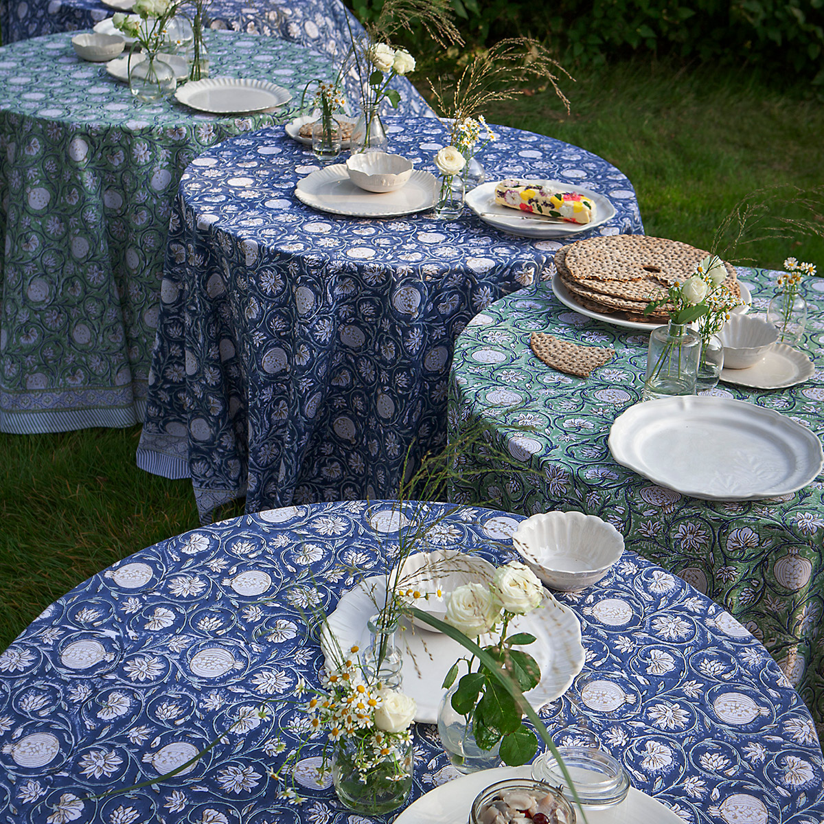 Chamois Tangier Pomegranate Pöytäliina Ø160 cm Green