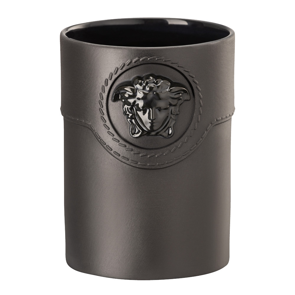 Versace La Medusa Mini vas 10 cm svart