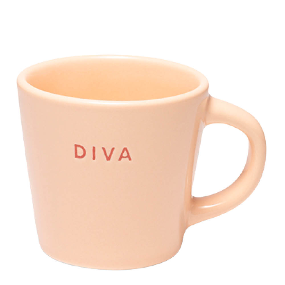 Vondels Espressokuppi Diva 8 cl Lohenpunainen