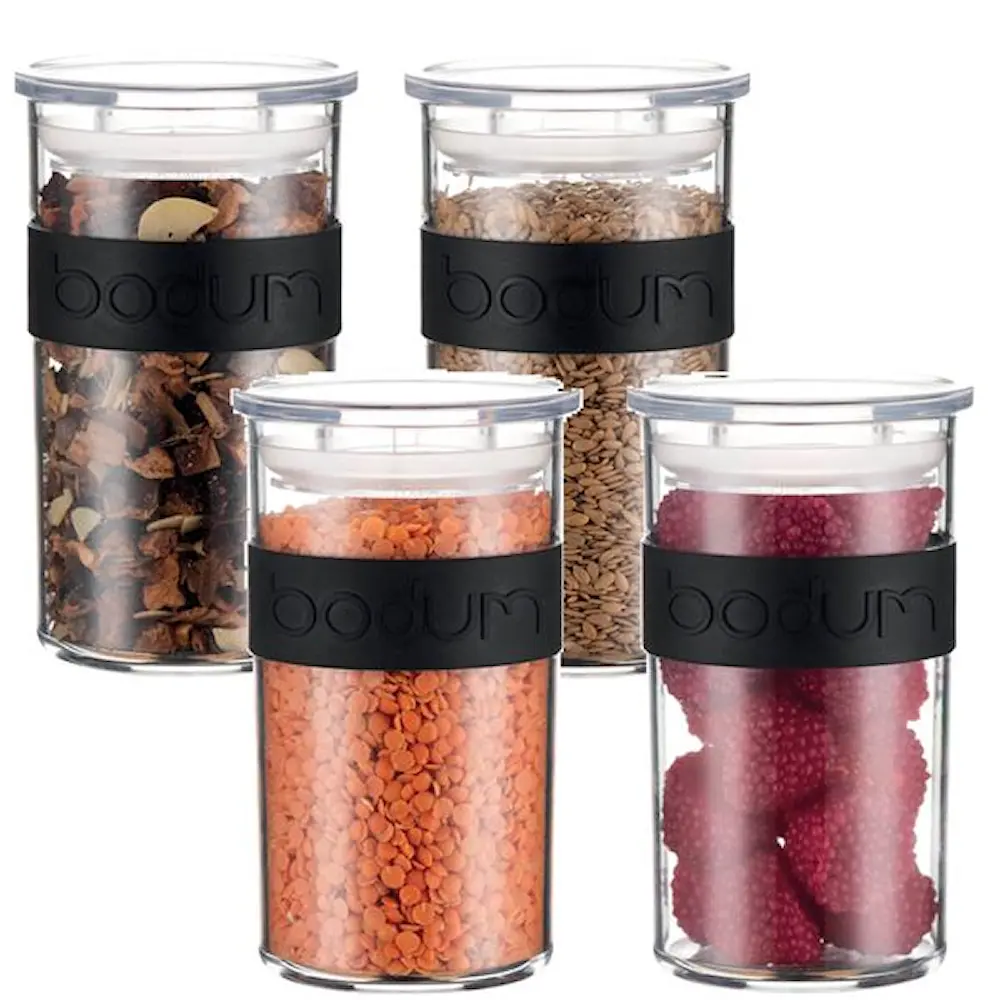 Presso Säilytyslaatikko 25 cl 4 kpl Musta