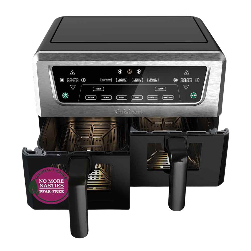 Cuisinart AirTwin airfryer AFD10XSSE 10,4 L 2400 W rostfri