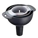 Tres Trattset 3 delar Svart/Grå/Vit