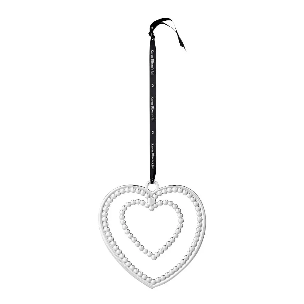 Karen Blixen Ripustuskoriste Sydän 12 cm Hopea