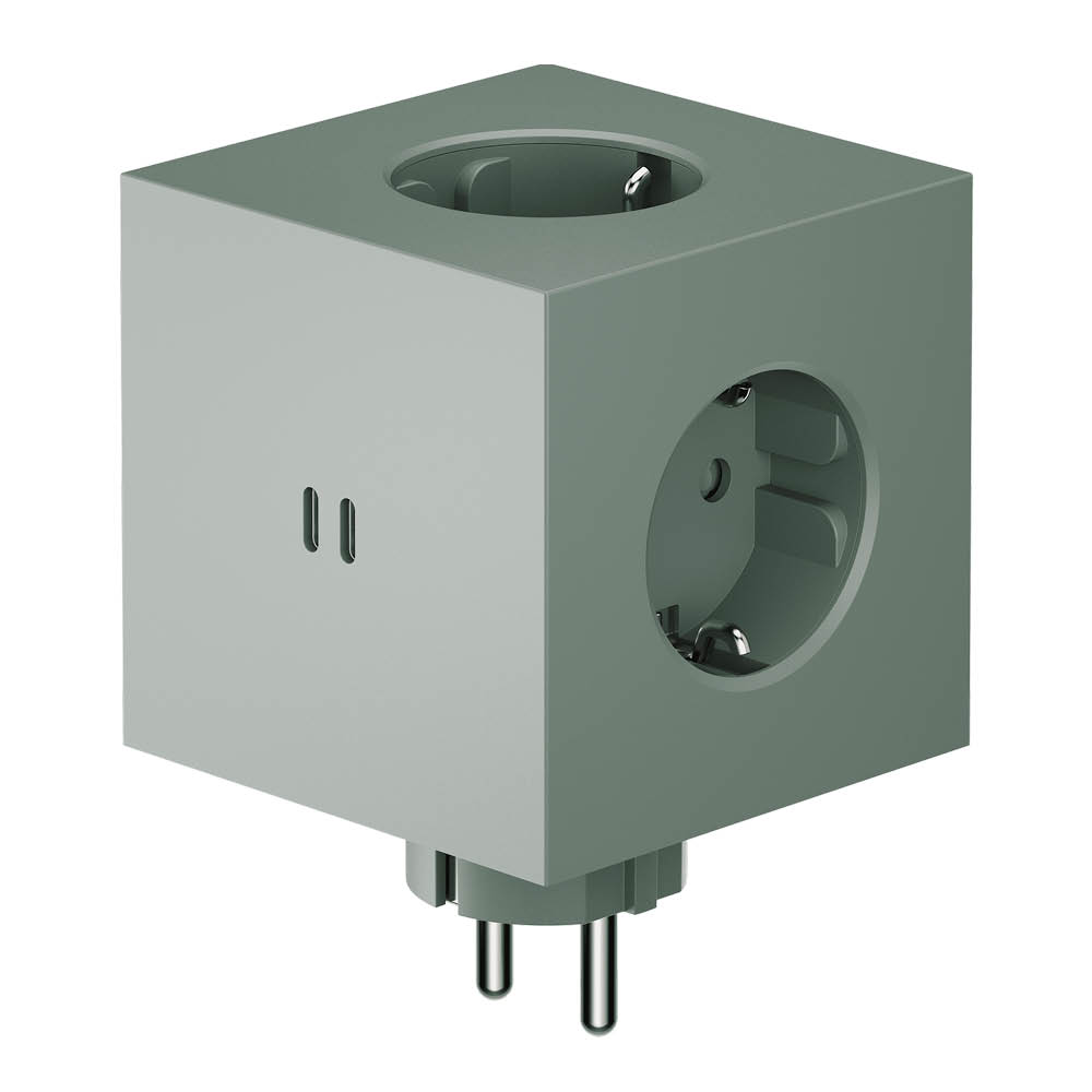Avolt - Square 2 USB-C Monipistorasia 30W Oak Green
