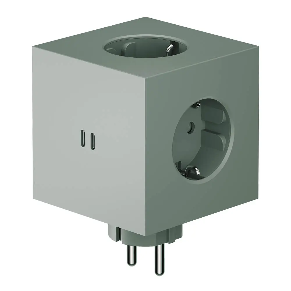 Square 2 USB-C 76x76 cm 30W Oak Green