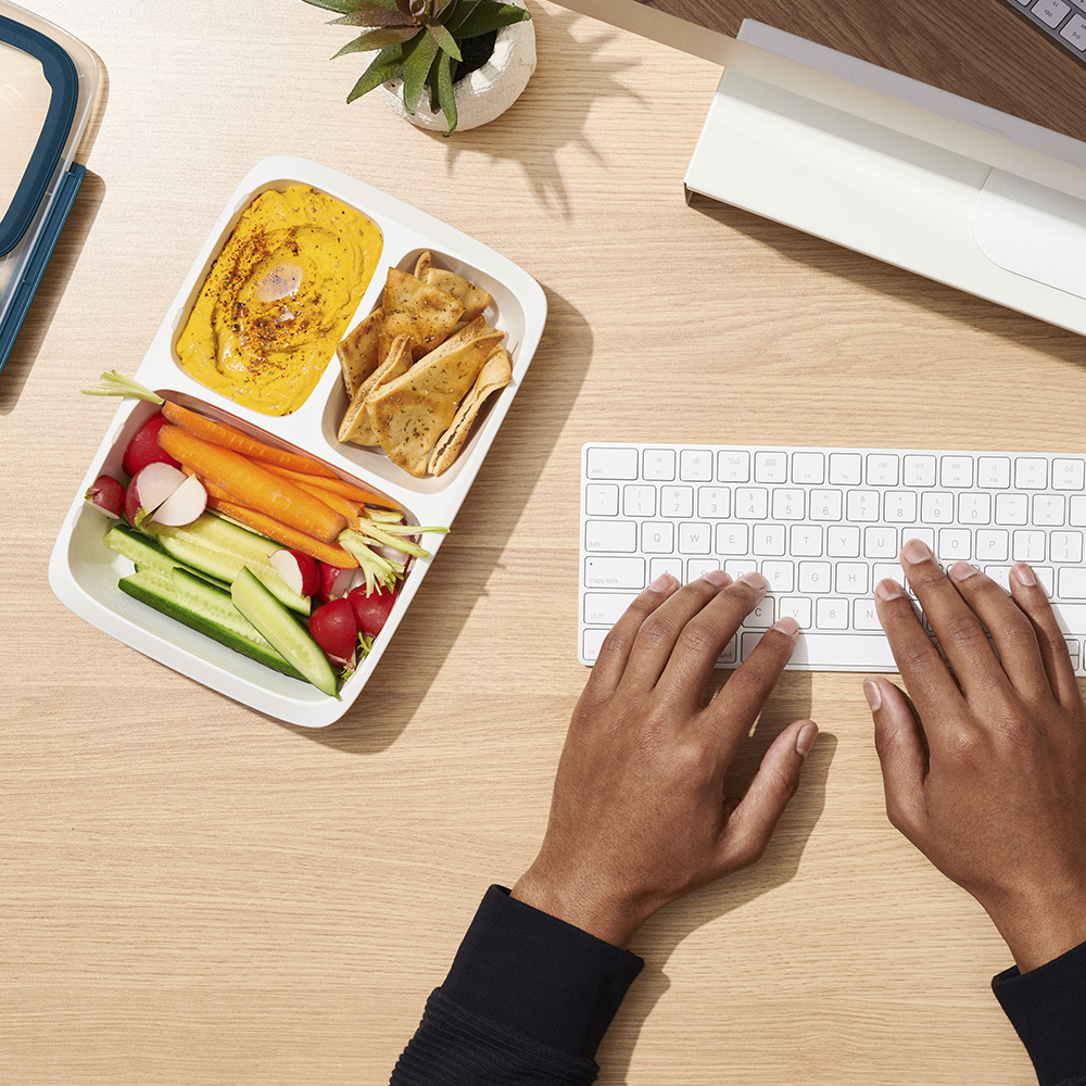 Oxo Prep & Go Delad behållare 0,97 L