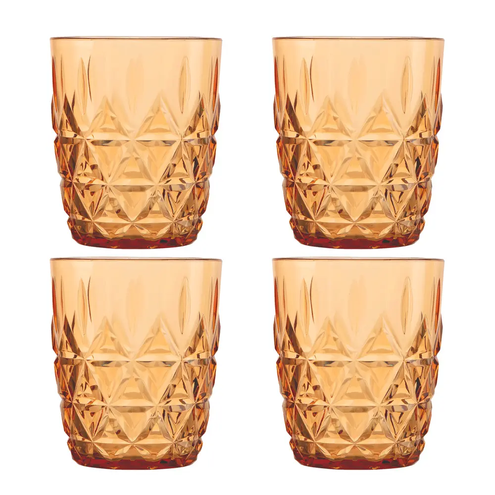 June picknick vannglass 28 cl 4 stk amber