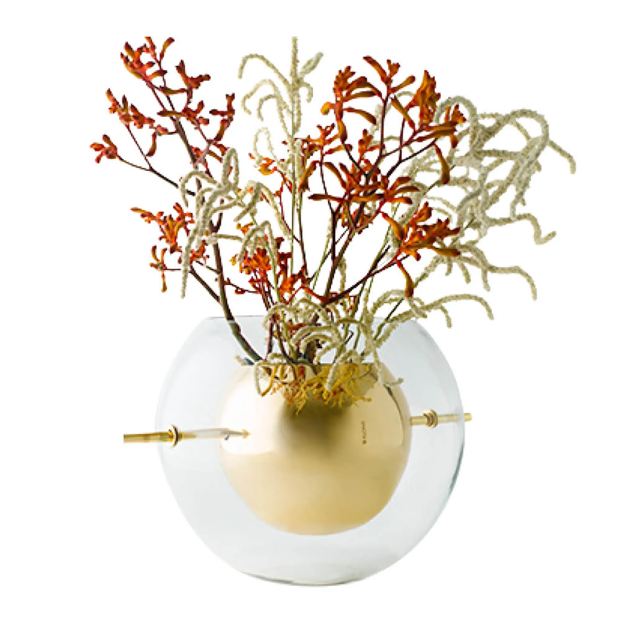 Klong Alba Maljakko 30 cm Messinki