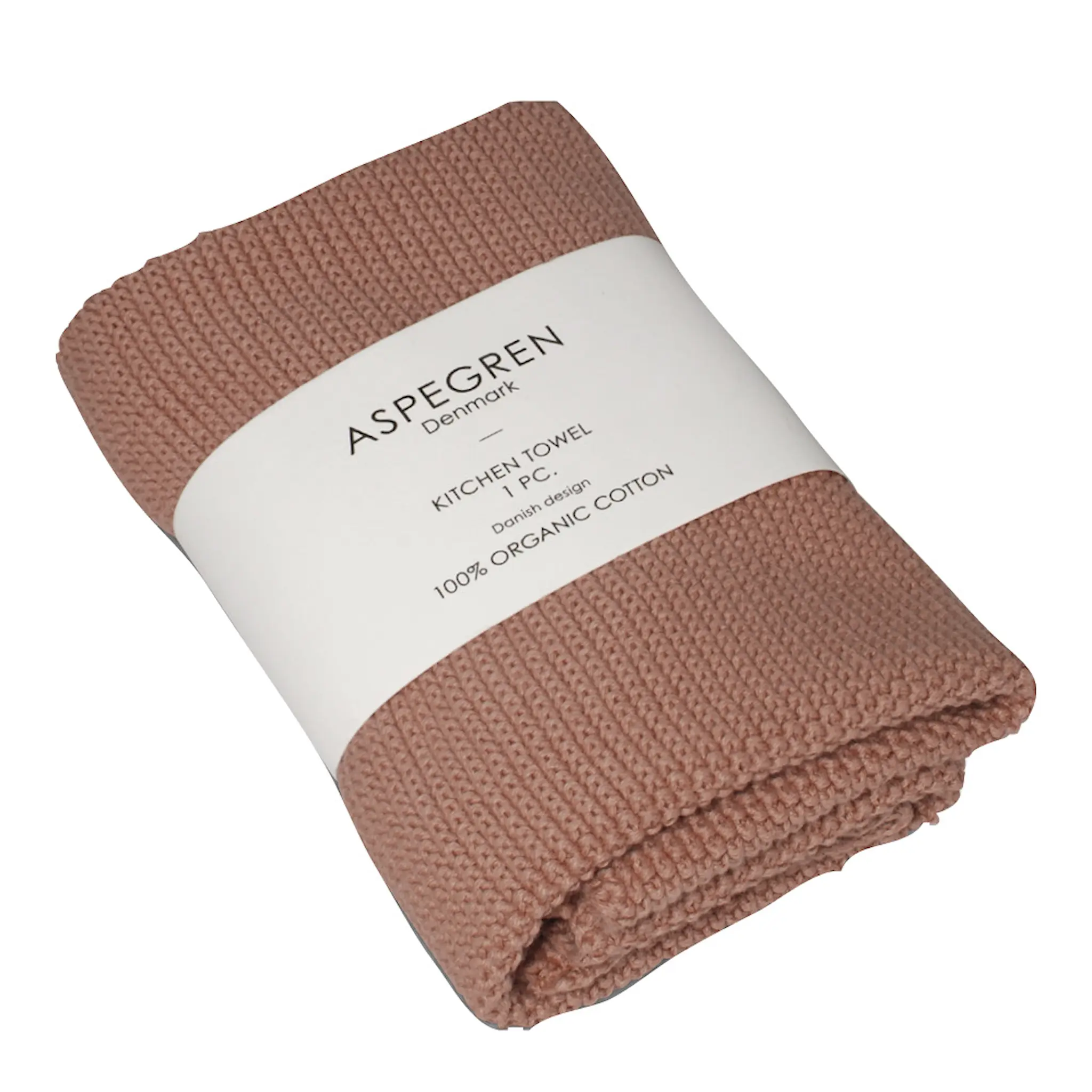 Aspegren Solid kökshandduk 40x50 cm pale blush