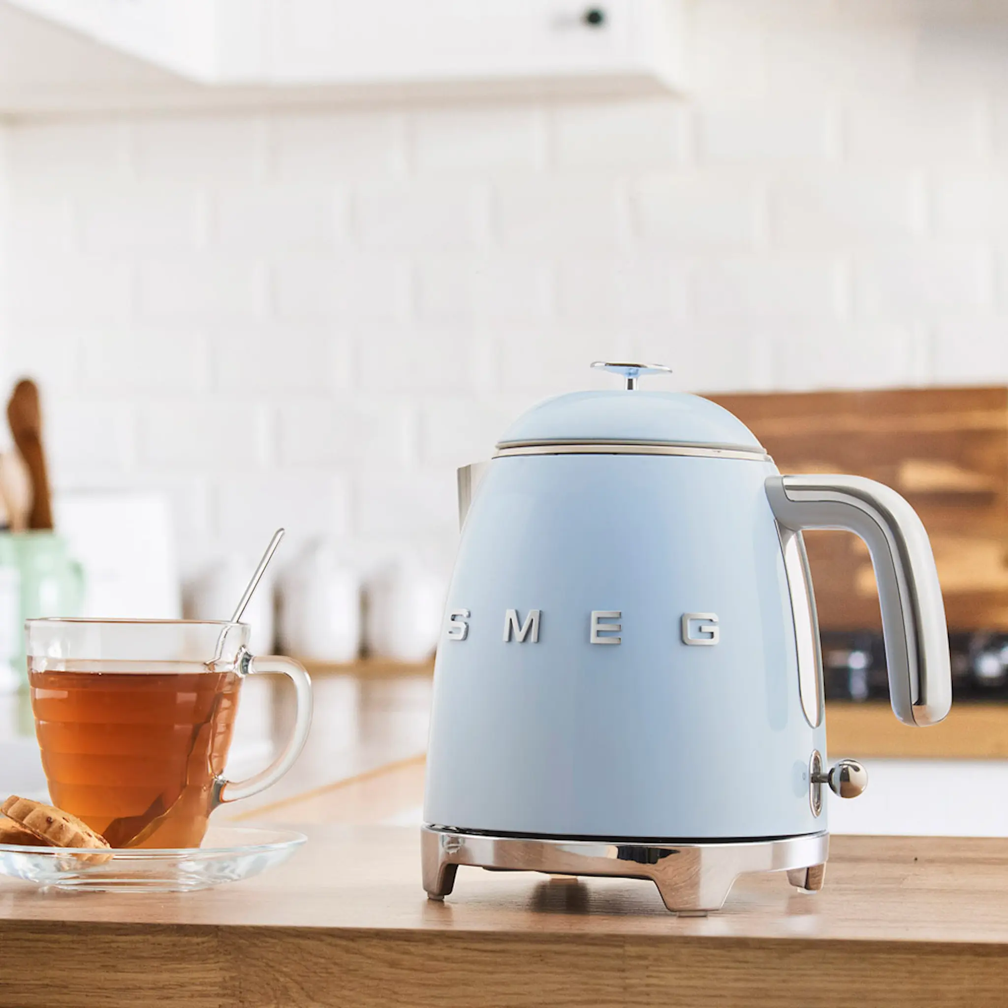 Smeg Smeg Mini Vattenkokare KLF05 Pastellblå