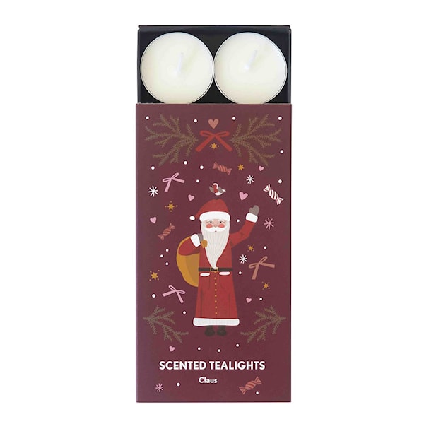 Claus doftljus 8-pack