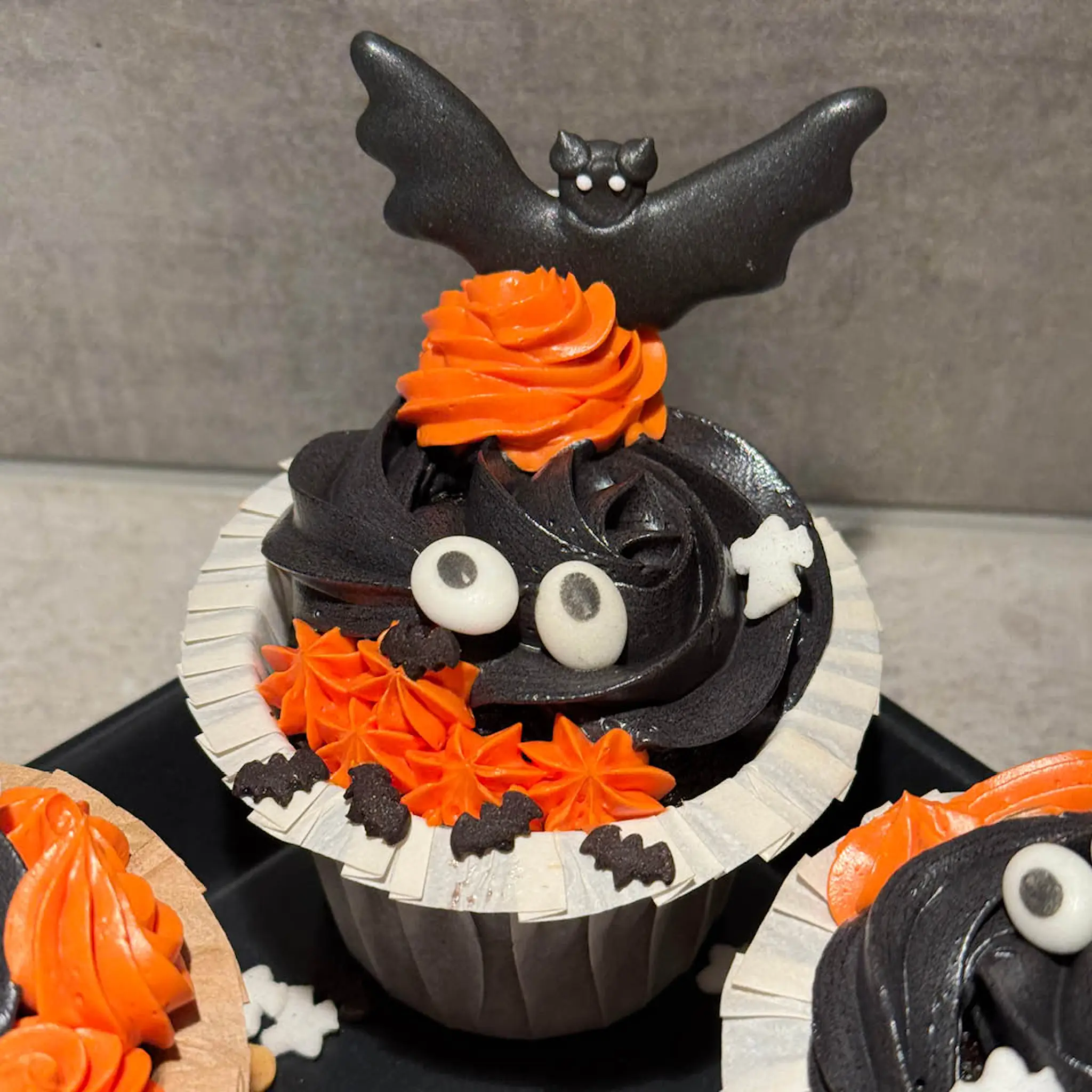 ScrapCooking Halloween tårtdekorationer 4-pack multi