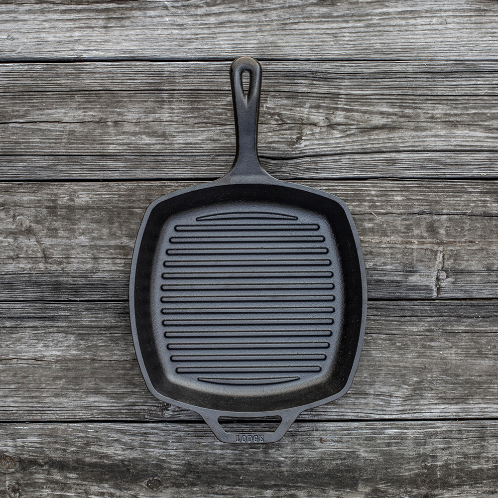 Lodge Classic Collection fyrkantig grillpanna i gjutjärn 27 cm