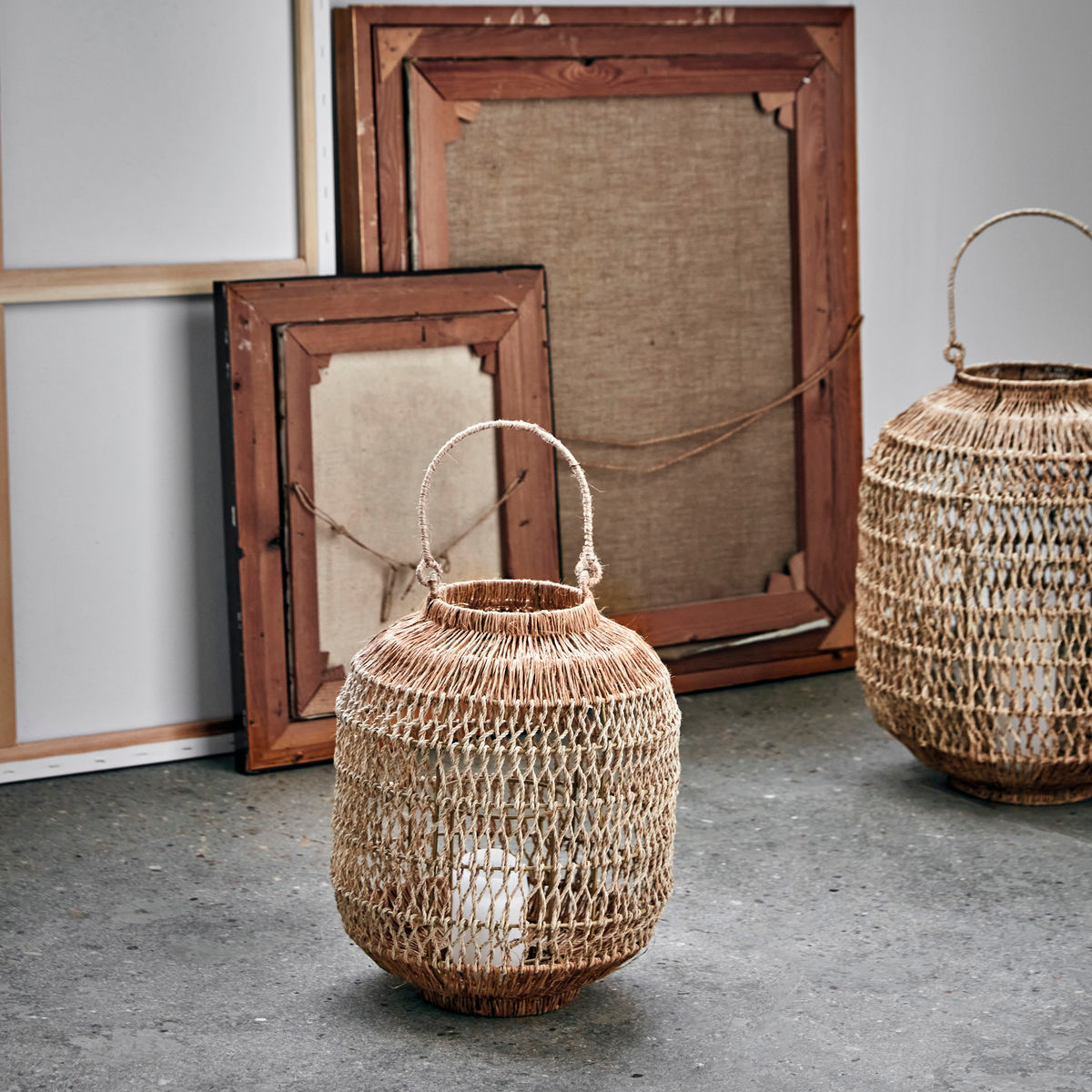 House Doctor Dive lykta 34 cm natur