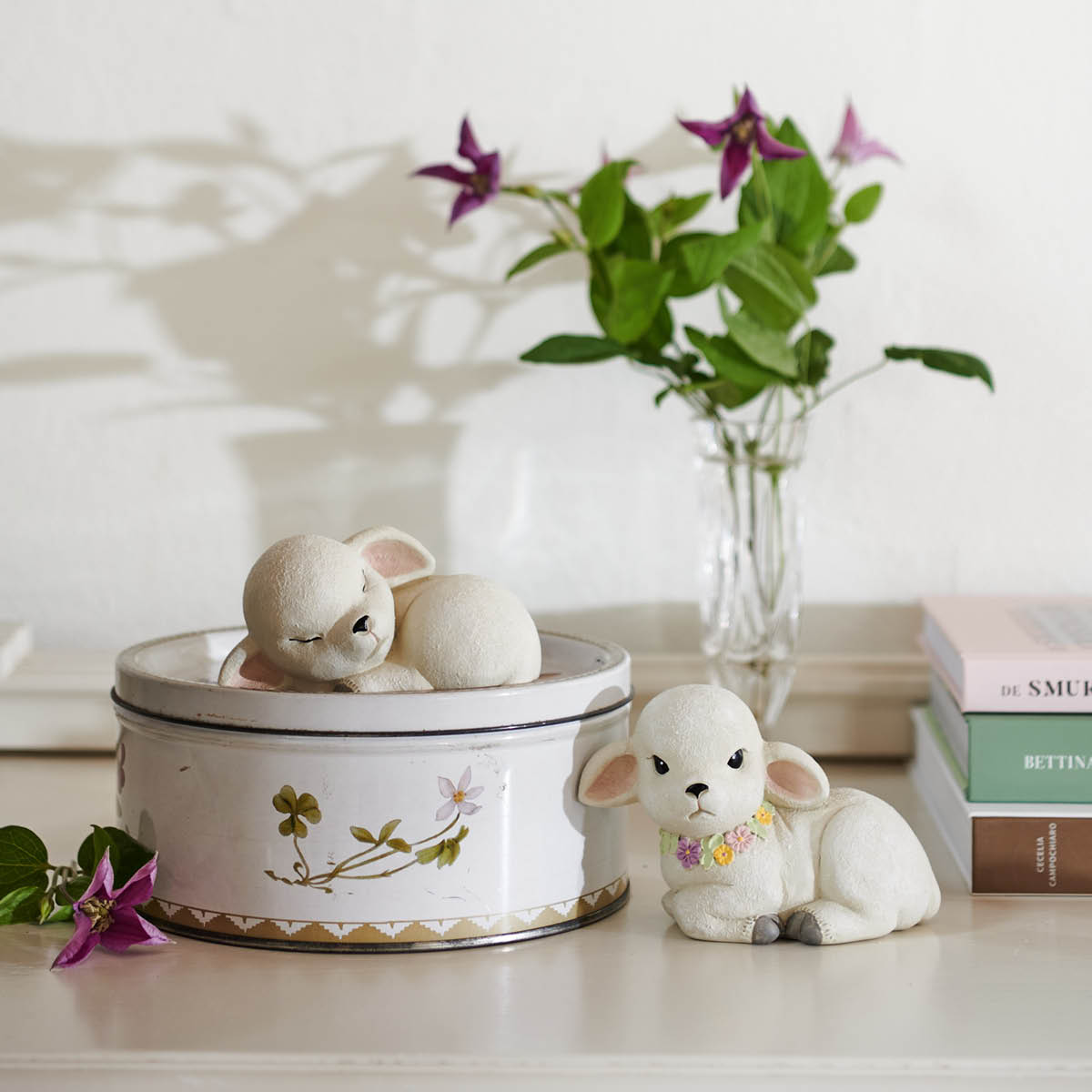 Klarborg Stora lammet Lulle figur 11,5 cm