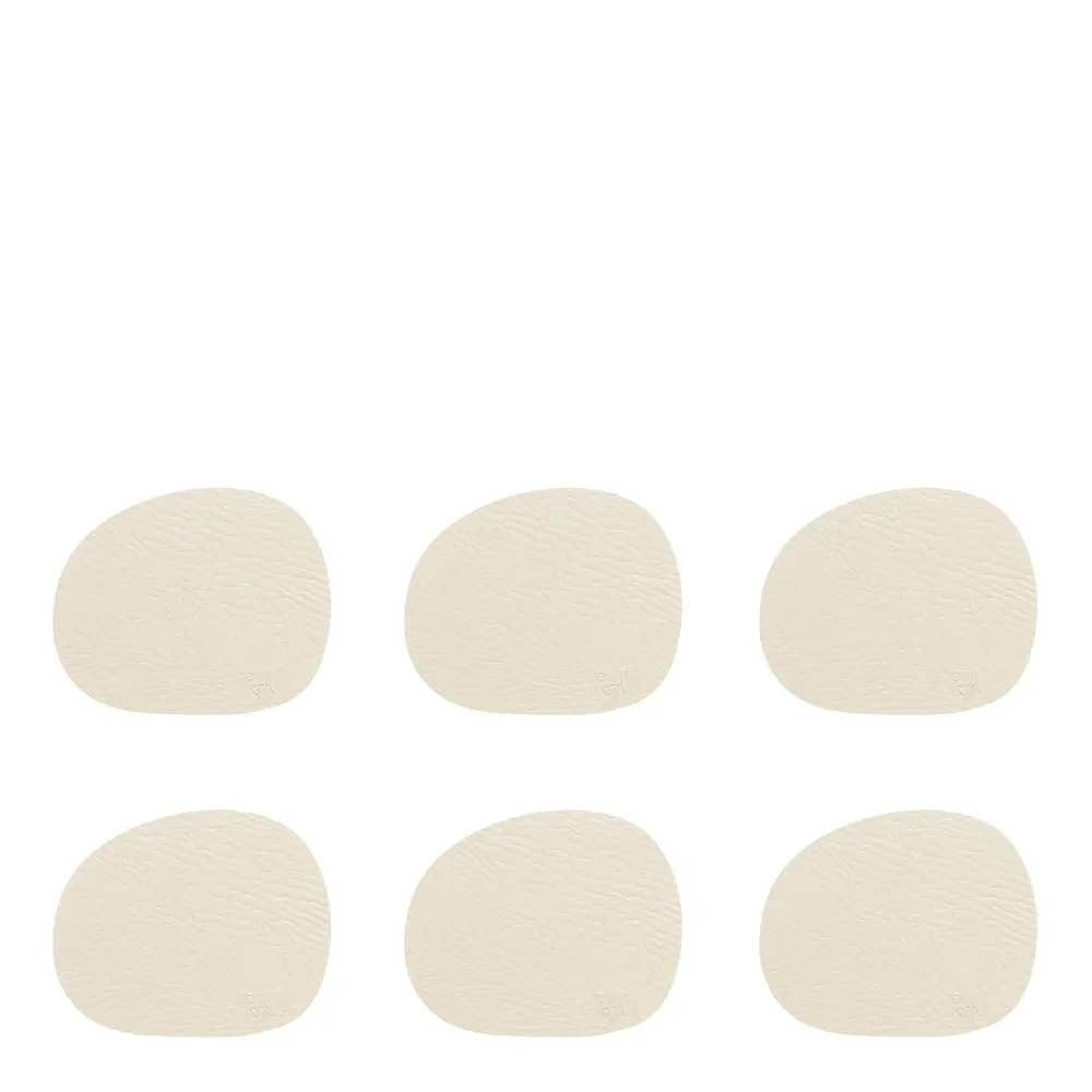 Raw Buffalo Lasinalunen 12,2x10 cm 6 kpl Warm Nude