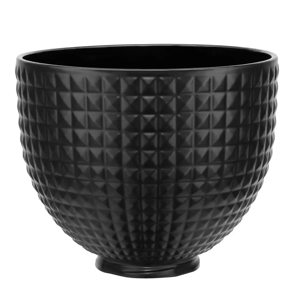 KitchenAid Keraaminen Kulho 4,7 L Black Studded